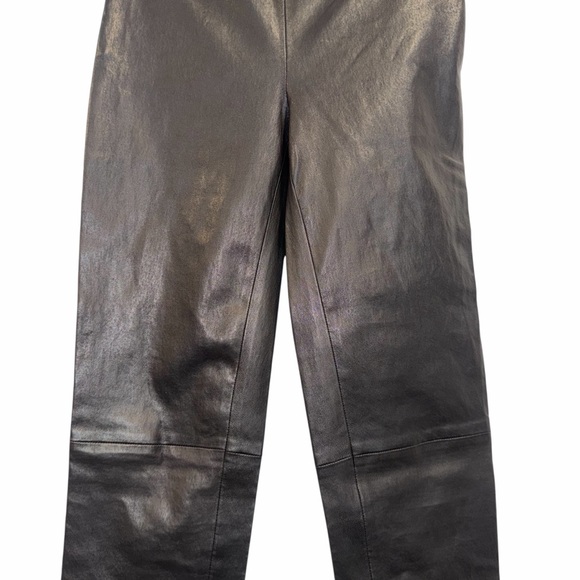 Gucci Y2K Black Stretch Plongé Leather Pants Straight Leg IT40 US4 Tom Ford NWT - Picture 5 of 13